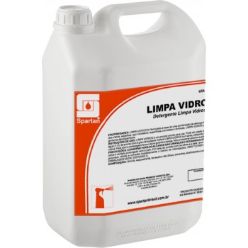 LIMPA VIDROS - Limpador Concentrado para Vidros e Superfícies Não Porosas - 5 Litros (1 litro faz até 3 litros)